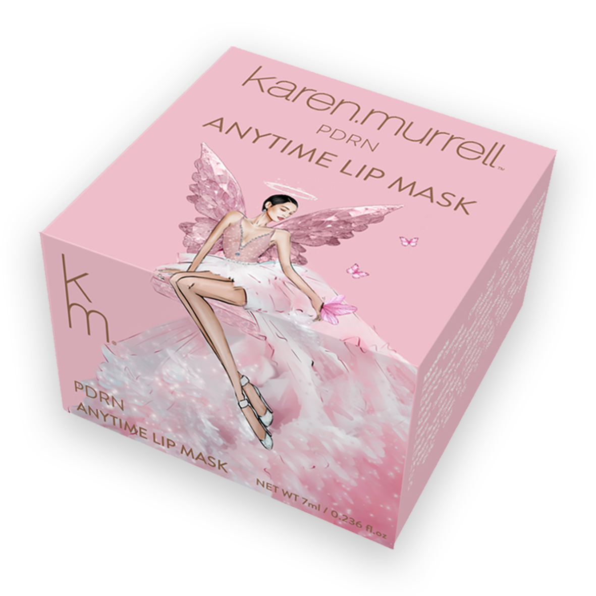 Karen Murrell Anytime Lip Mask is a miracle lip treatment that delivers intense results in a soft pink package with a delicate lychee flavour. Size 7ml. Vegan.