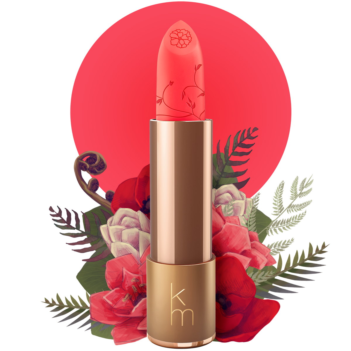 17 Poppy Passion - Natural Lipstick